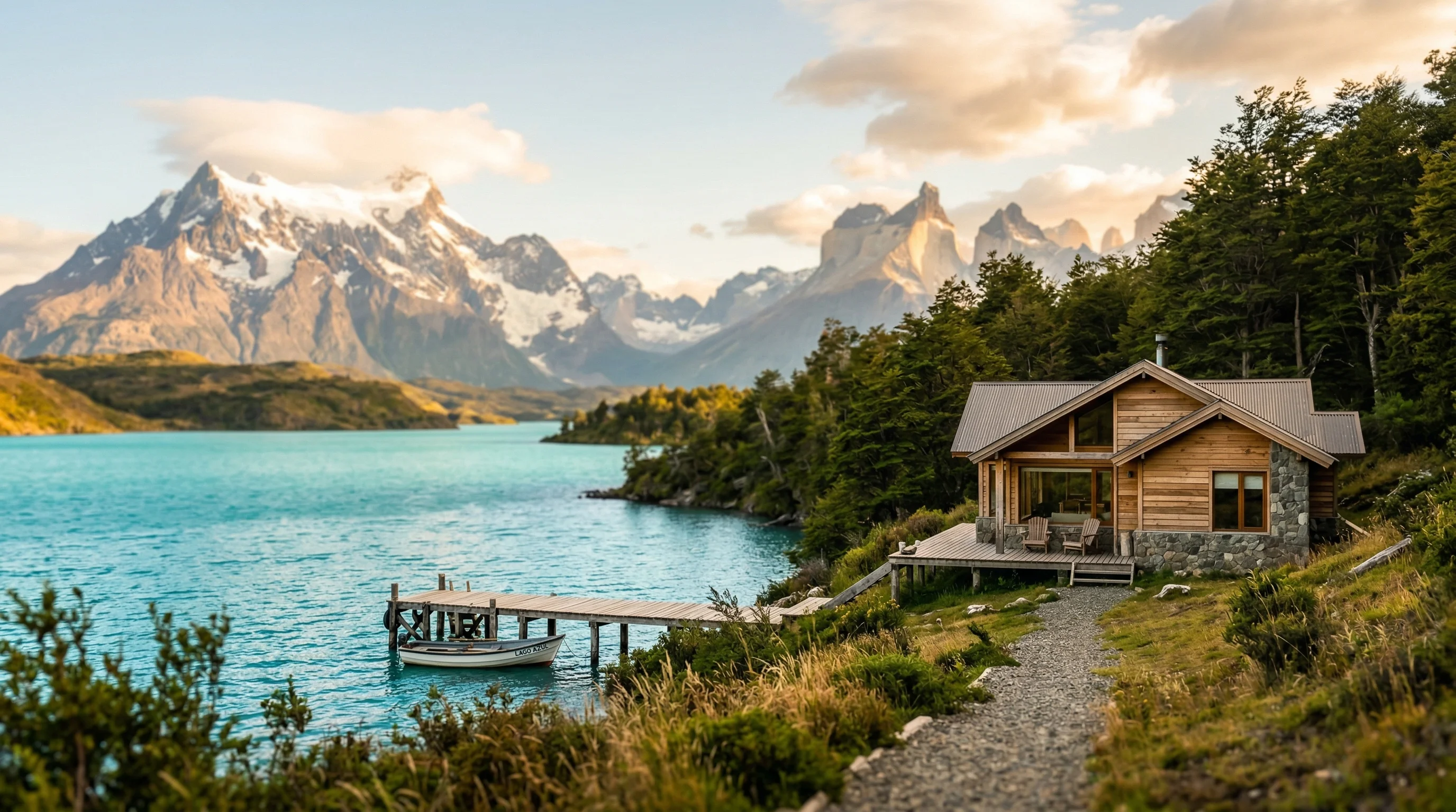 Lakefront property in Aysen Region showing the type of Chilean real estate subject to inheritance tax