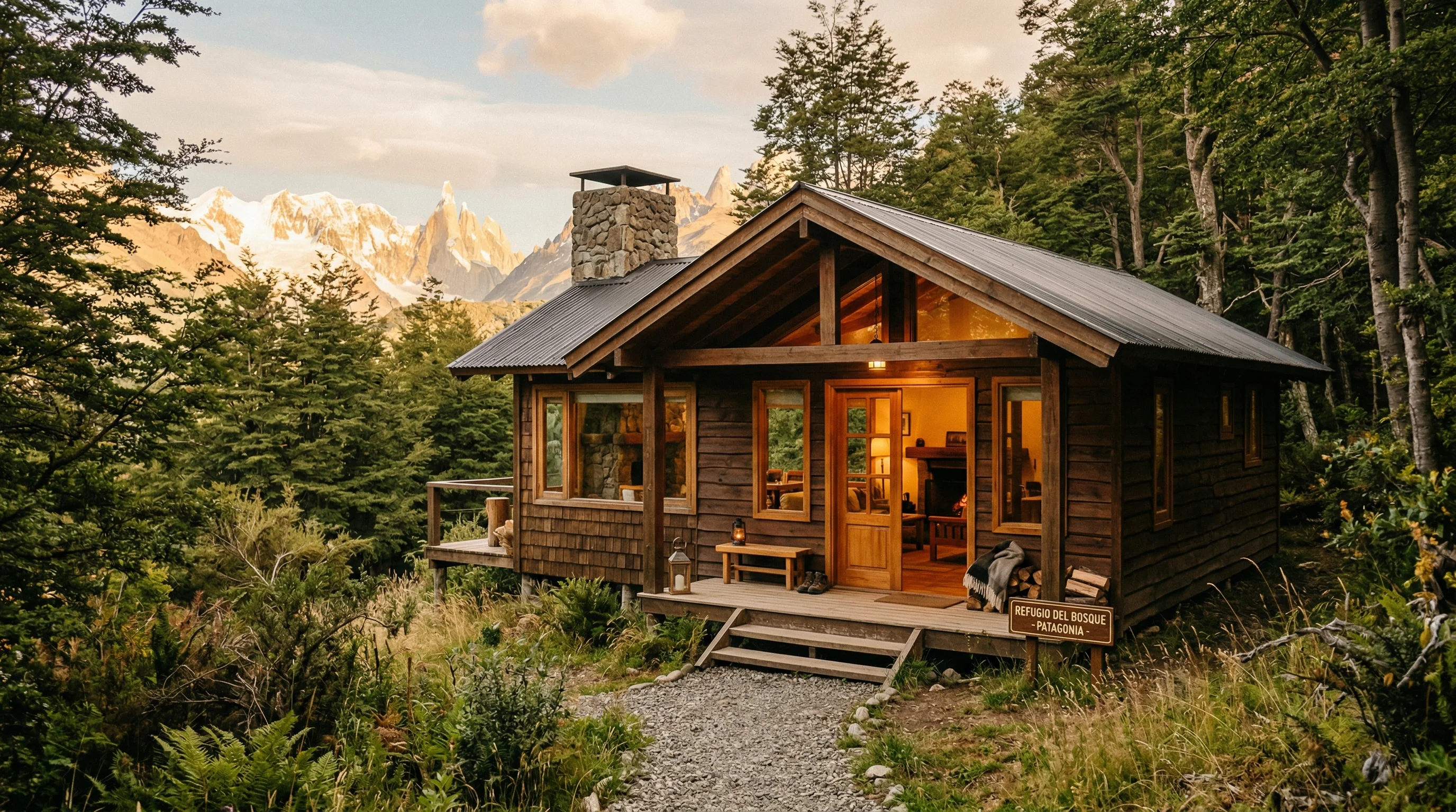 Rental cabin in Chilean Patagonia illustrating rental income tax for foreign property owners